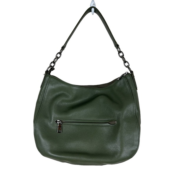 Coach Bags Coach Forest Green Elle Pebbled Leather Top Handle Chain